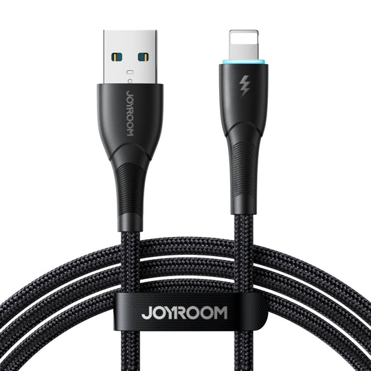 JOYROOM SA32-AL3 Starry Series 3A USB to 8 Pin Fast Charging Data Cable, Length:1m(Black)