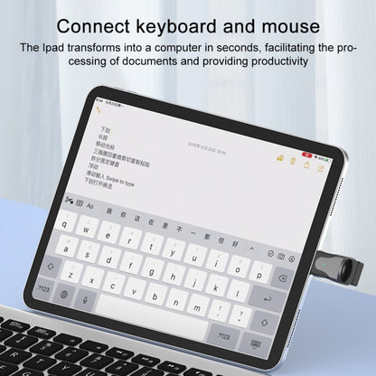 USB to 8 Pin Multifunction OTG Apapter(Silver) by buy2fix