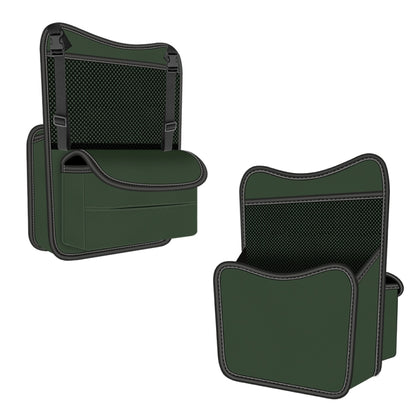 3054 Napa Texture Leather Car Center Console Storage Bag(Olive Green) by buy2fix