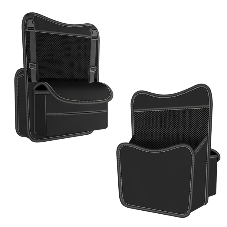 3054 Napa Texture Leather Car Center Console Storage Bag(Black) by buy2fix