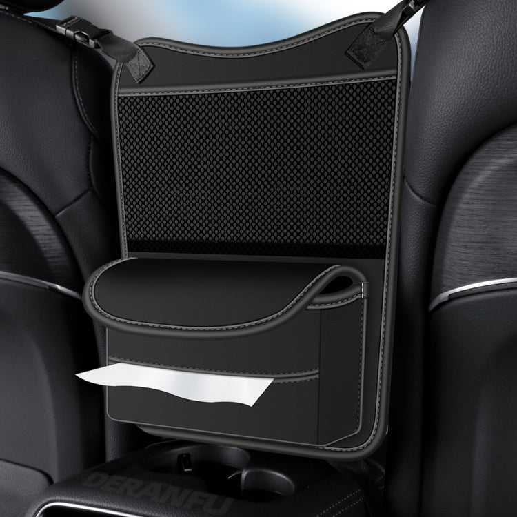 3054 Napa Texture Leather Car Center Console Storage Bag(Black) by buy2fix