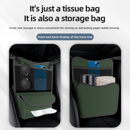 3054 Napa Texture Leather Car Center Console Storage Bag(Brown) by buy2fix