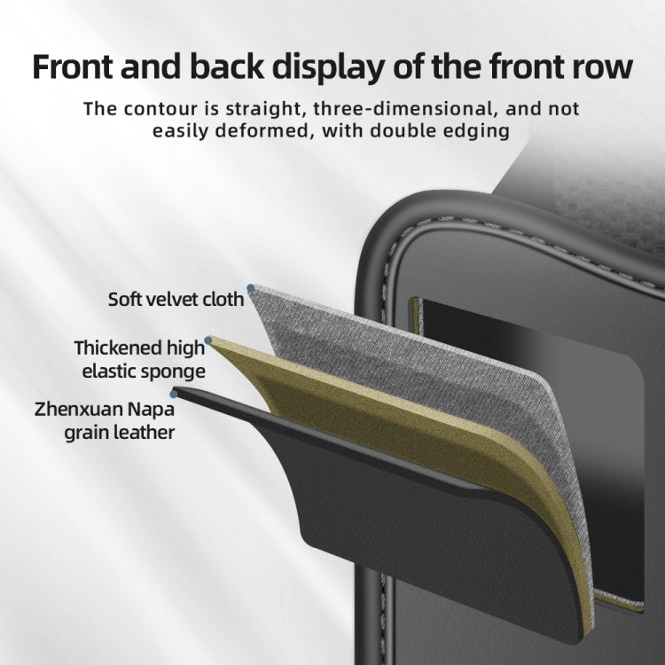 3054 Napa Texture Leather Car Center Console Storage Bag(Olive Green) by buy2fix