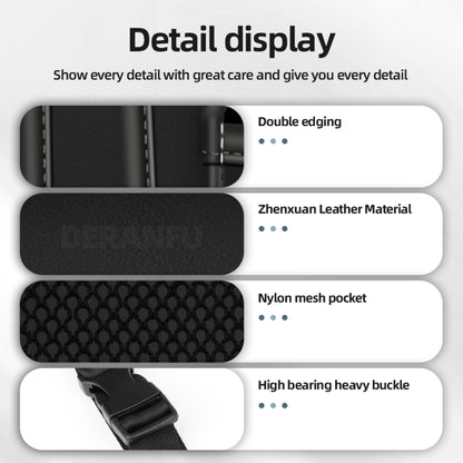 3054 Napa Texture Leather Car Center Console Storage Bag(Brown) by buy2fix