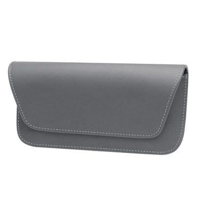 3064 Napa Texture Leather Car Glasses Storage Bag(Grey) by buy2fix