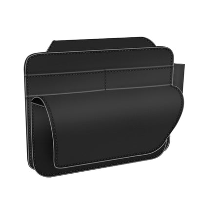 3073 Napa Texture Leather Car Removable Glasses Storage Bag(Black) by buy2fix