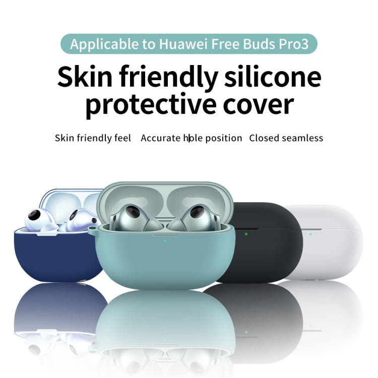 For Huawei FreeBuds Pro 3 Wireless Earphone Silicone Protective Case(White) - Huawei Earphone Case by buy2fix | Online Shopping UK | buy2fix