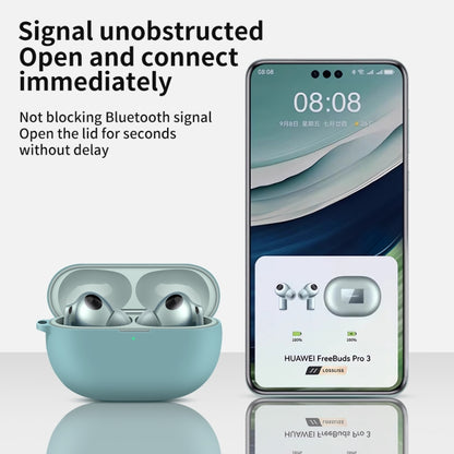 For Huawei FreeBuds Pro 3 Wireless Earphone Silicone Protective Case(Blue) - Huawei Earphone Case by buy2fix | Online Shopping UK | buy2fix