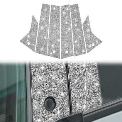 For Ford Mustang Mach E 2021 Car B-pillar Diamond Decorative Sticker by buy2fix