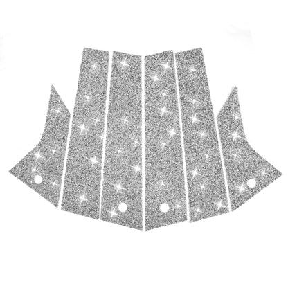 For Ford Mustang Mach E 2021 Car B-pillar Diamond Decorative Sticker by buy2fix