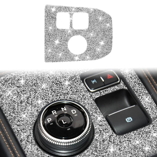 For Ford Mustang Mach E 2021 Car Gear Panel Diamond Decorative Sticker by buy2fix