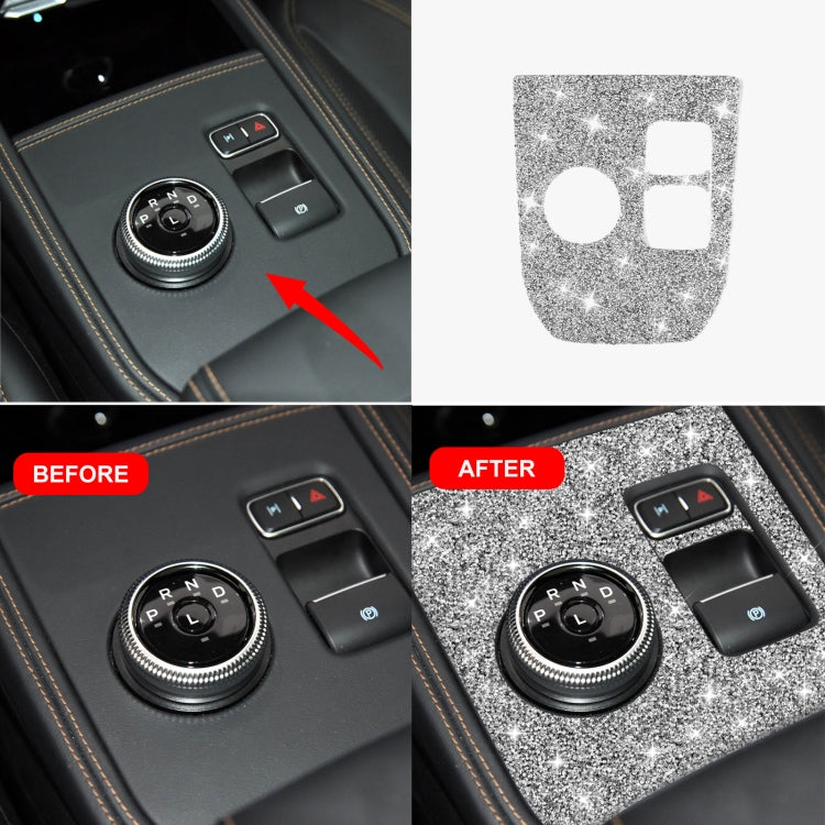 For Ford Mustang Mach E 2021 Car Gear Panel Diamond Decorative Sticker by buy2fix