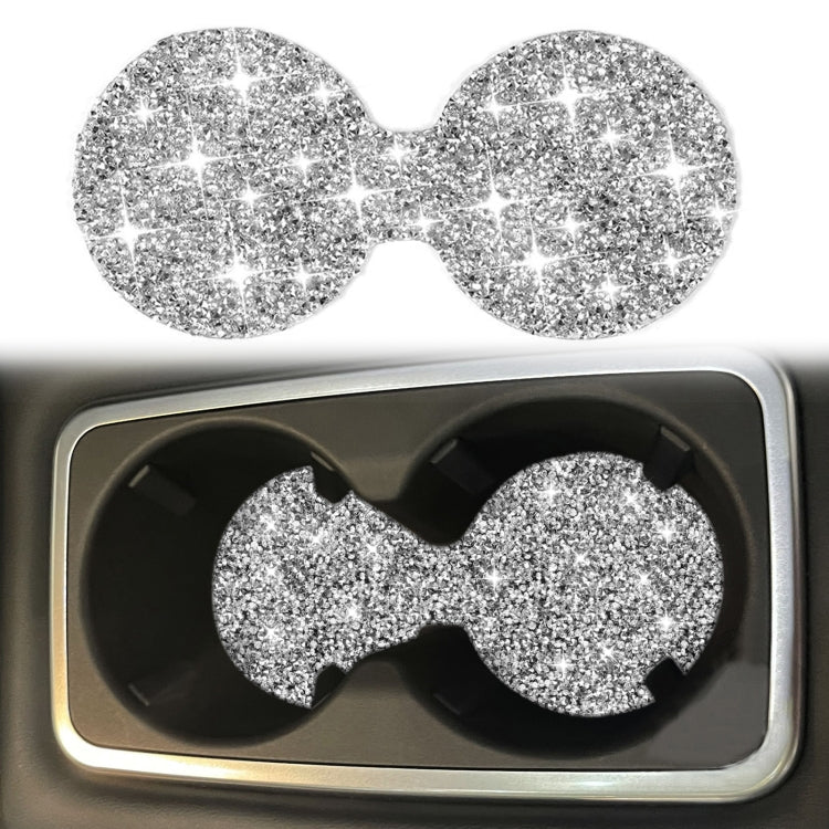 For Ford Mustang Mach E 2021 Car Small Cup Base Diamond Decorative Sticker by buy2fix