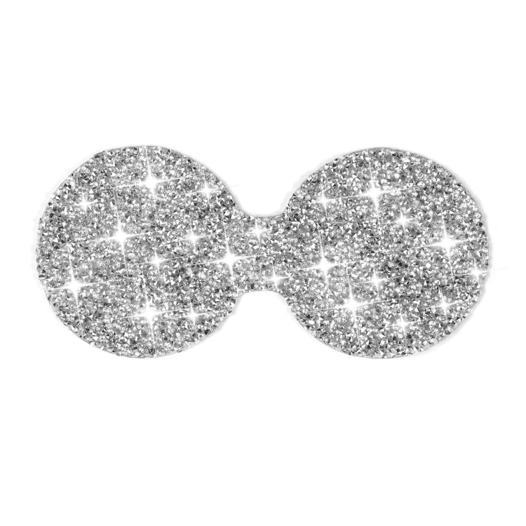 For Ford Mustang Mach E 2021 Car Small Cup Base Diamond Decorative Sticker by buy2fix