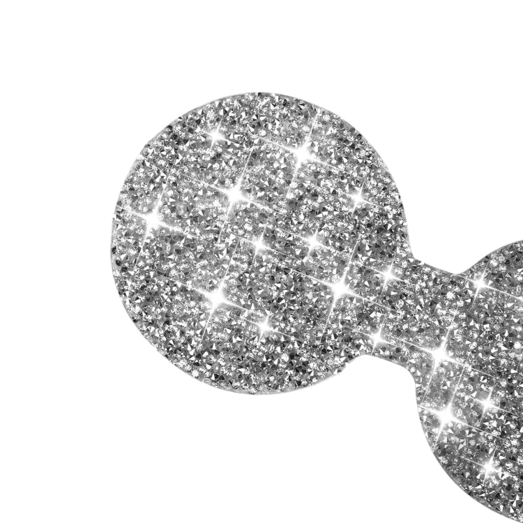 For Ford Mustang Mach E 2021 Car Small Cup Base Diamond Decorative Sticker by buy2fix