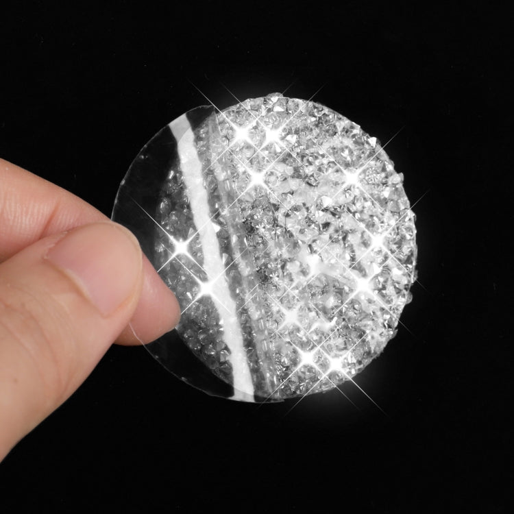 For Ford Mustang Mach E 2021 Car Small Cup Base Diamond Decorative Sticker by buy2fix