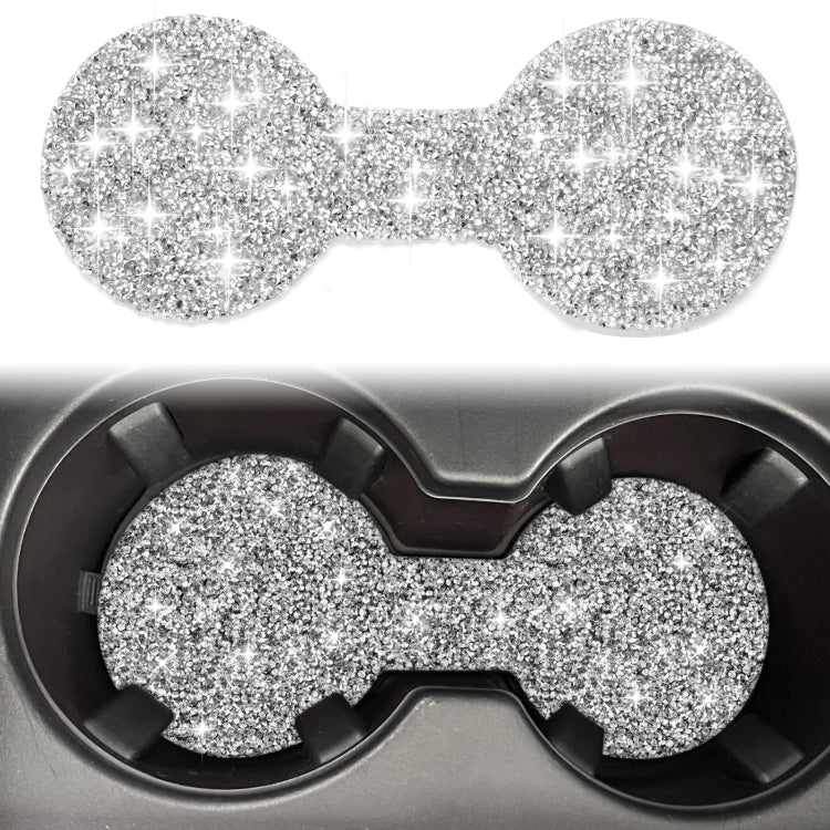 For Ford Mustang Mach E 2021 Car Large Cup Base Diamond Decorative Sticker by buy2fix