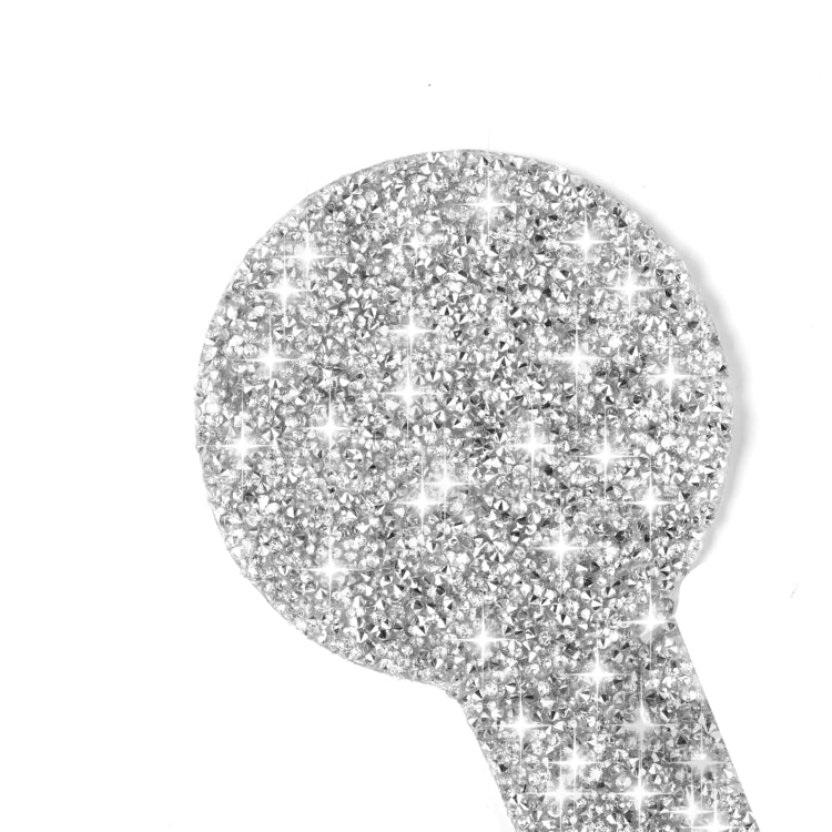 For Ford Mustang Mach E 2021 Car Large Cup Base Diamond Decorative Sticker by buy2fix