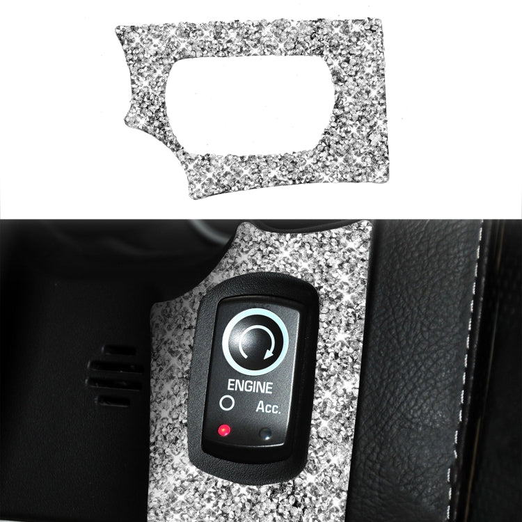 For Chevrolet Corvette C6 2005-2013 Ignition Switch Panel Diamond Decorative Sticker, Left Drive by buy2fix