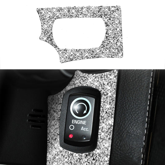 For Chevrolet Corvette C6 2005-2013 Ignition Switch Panel Diamond Decorative Sticker, Left Drive by buy2fix