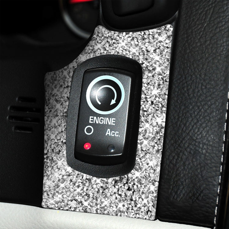 For Chevrolet Corvette C6 2005-2013 Ignition Switch Panel Diamond Decorative Sticker, Left Drive by buy2fix