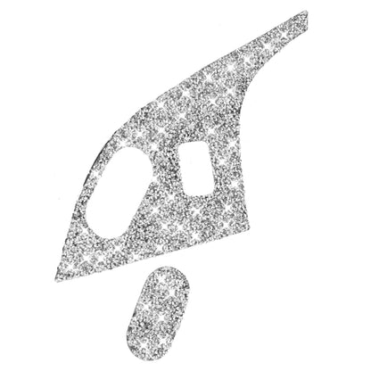 For Chevrolet Corvette C6 2005-2013 Car Door Lock Panel Diamond Decorative Sticker, Left Drive by buy2fix