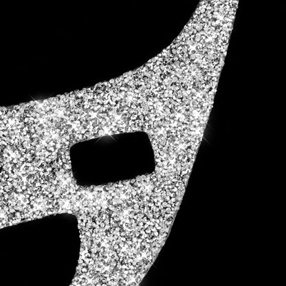 For Chevrolet Corvette C6 2005-2013 Car Door Lock Panel Diamond Decorative Sticker, Left Drive by buy2fix