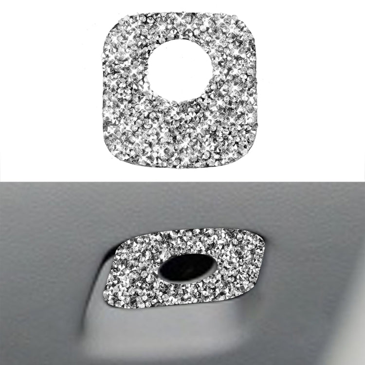 For Chevrolet Corvette C6 2005-2013 Car Passenger Side Storage Box Diamond Decorative Sticker, Left Drive by buy2fix