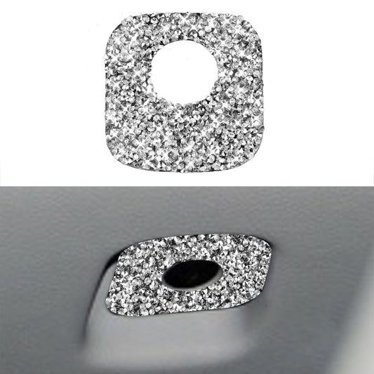 For Chevrolet Corvette C6 2005-2013 Car Passenger Side Storage Box Diamond Decorative Sticker, Left Drive by buy2fix