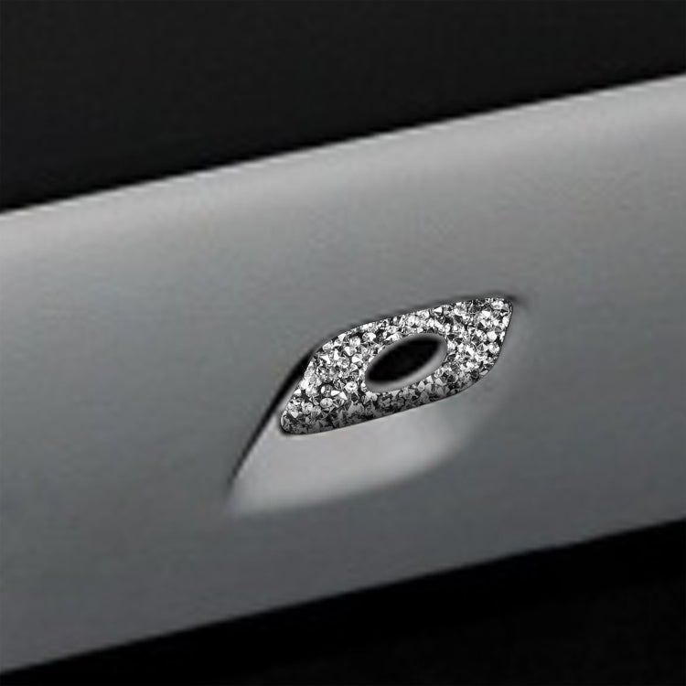 For Chevrolet Corvette C6 2005-2013 Car Passenger Side Storage Box Diamond Decorative Sticker, Left Drive by buy2fix