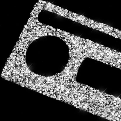 For Chevrolet Corvette C6 2005-2013 Car Aircondition Button Diamond Decorative Sticker, Left Drive by buy2fix