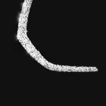 For Chevrolet Corvette C7 2014-2019 4 in 1 Car Dashboard Frame Diamond Decorative Sticker, Left Drive by buy2fix