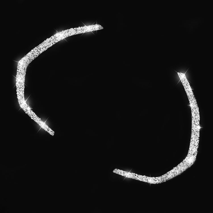 For Chevrolet Corvette C7 2014-2019 2 in 1 Car Dashboard Frame Diamond Decorative Sticker, Left Drive by buy2fix