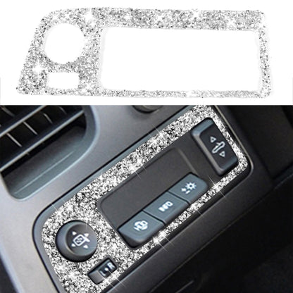 For Chevrolet Corvette C7 2014-2019 Car Headlight Switch Frame Diamond Decorative Sticker, Left Drive by buy2fix