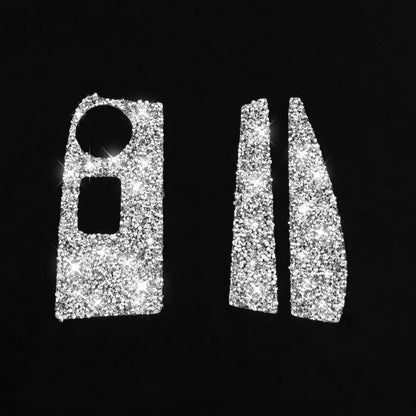 For Chevrolet Corvette C7 2014-2019 3 in 1 Car Navigate Panel Diamond Decorative Sticker, Left Drive by buy2fix