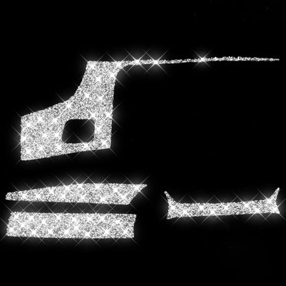 For Chevrolet Corvette C7 2014-2019 7 in 1 Car Central Control Panel Diamond Decorative Sticker, Left Drive by buy2fix