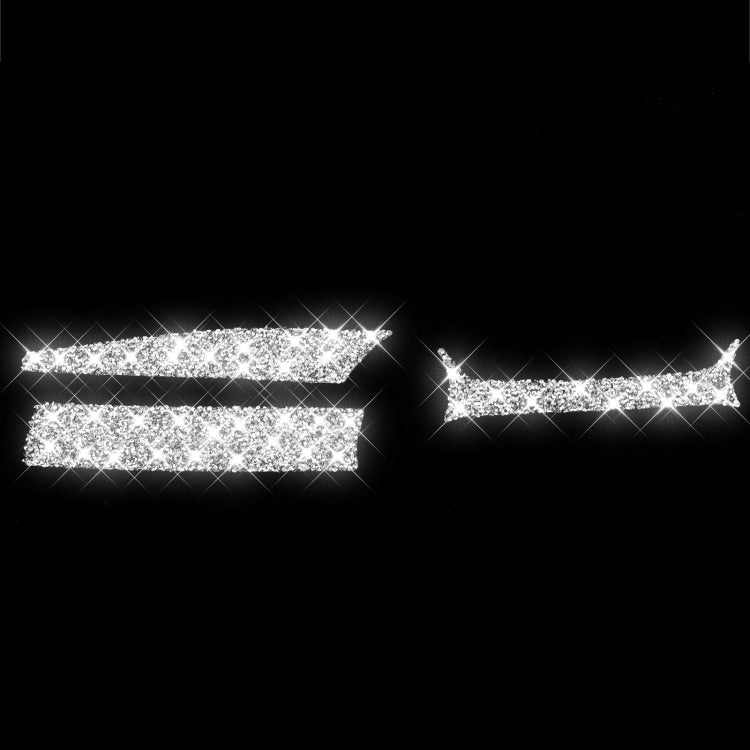 For Chevrolet Corvette C7 2014-2019 7 in 1 Car Central Control Panel Diamond Decorative Sticker, Left Drive by buy2fix