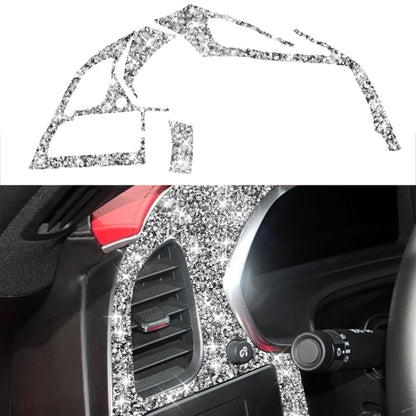 For Chevrolet Corvette C7 2014-2019 Car Left Air Outlet Panel Diamond Decorative Sticker, Left Drive by buy2fix