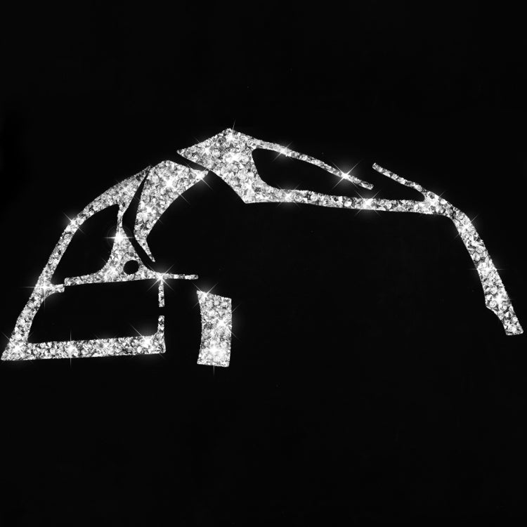 For Chevrolet Corvette C7 2014-2019 Car Left Air Outlet Panel Diamond Decorative Sticker, Left Drive by buy2fix