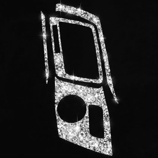 For Chevrolet Corvette C7 2014-2019 Car Gear Panel Diamond Decorative Sticker, Left Drive by buy2fix