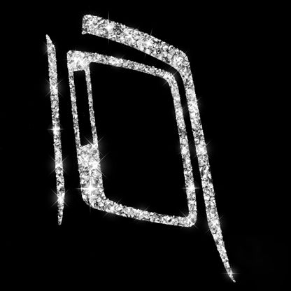 For Chevrolet Corvette C7 2014-2019 Car Gear Panel Diamond Decorative Sticker, Left Drive by buy2fix