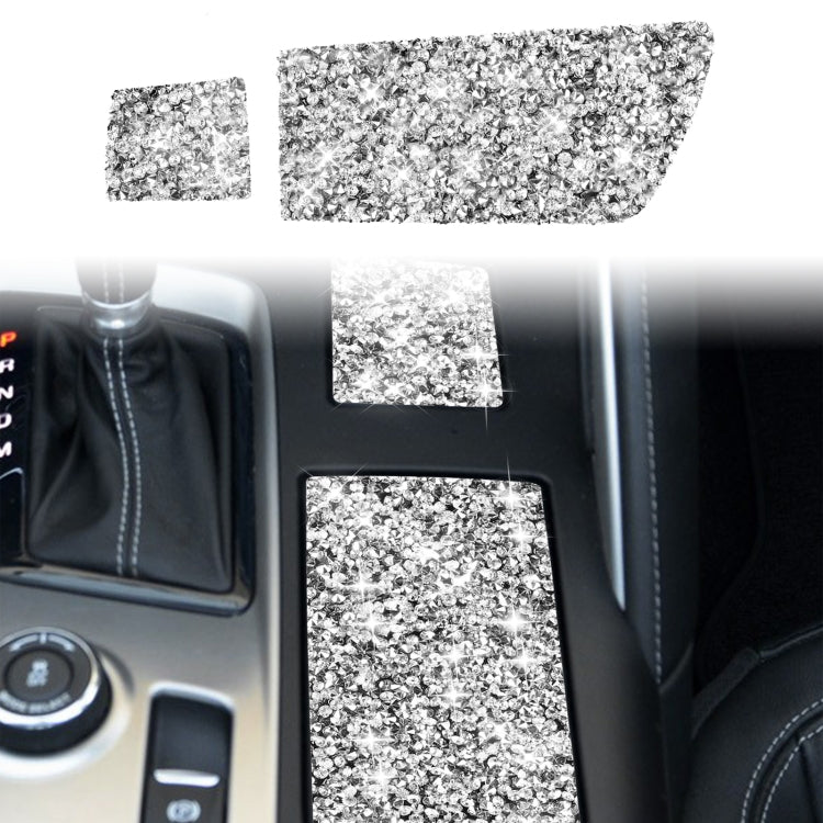 For Chevrolet Corvette C7 2014-2019 Car Cup Holder Cover Diamond Decorative Sticker, Left Drive by buy2fix