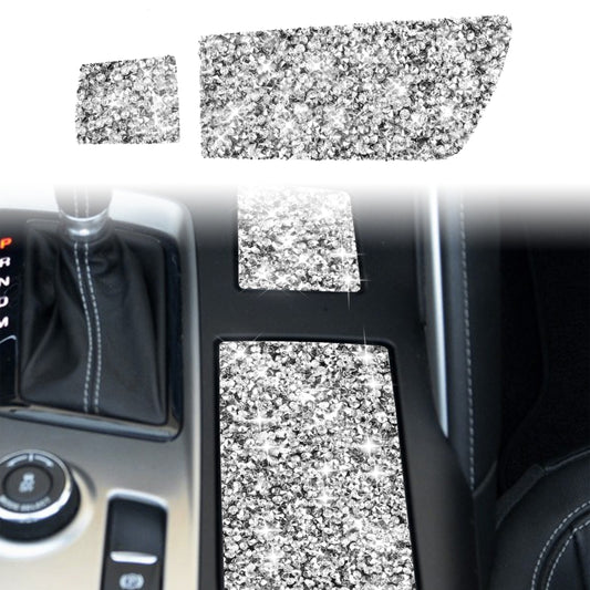 For Chevrolet Corvette C7 2014-2019 Car Cup Holder Cover Diamond Decorative Sticker, Left Drive by buy2fix