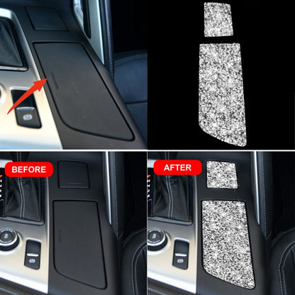 For Chevrolet Corvette C7 2014-2019 Car Cup Holder Cover Diamond Decorative Sticker, Left Drive by buy2fix