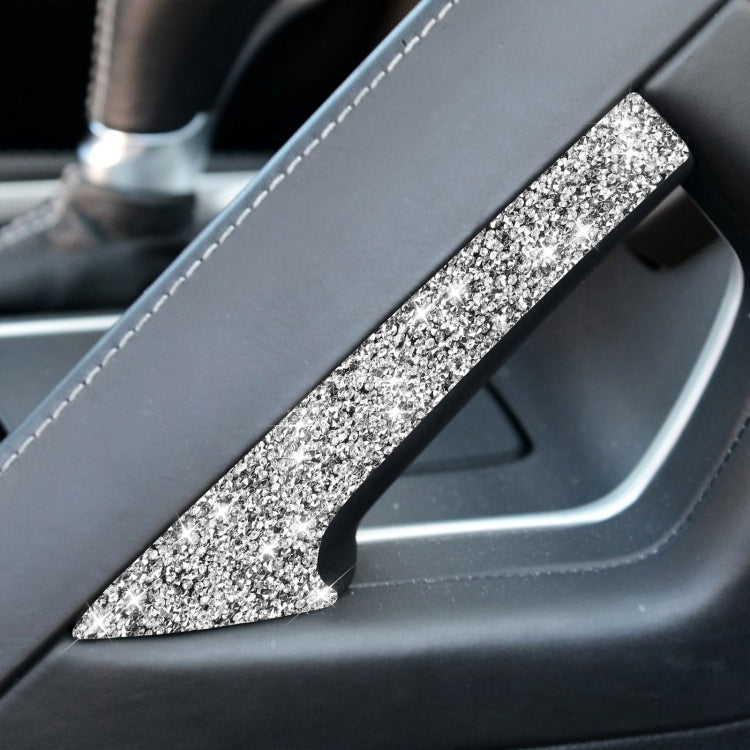 For Chevrolet Corvette C7 2014-2019 Car Center Arm Rest Diamond Decorative Sticker, Left Drive by buy2fix