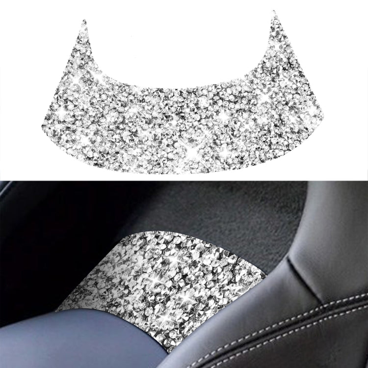 For Chevrolet Corvette C7 2014-2019 Car Rear Center Part Diamond Decorative Sticker, Left Drive by buy2fix