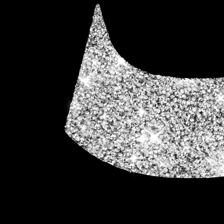 For Chevrolet Corvette C7 2014-2019 Car Rear Center Part Diamond Decorative Sticker, Left Drive by buy2fix