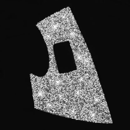 For Chevrolet Corvette C7 2014-2019 Car Door Button Panel Diamond Decorative Sticker, Left Drive by buy2fix