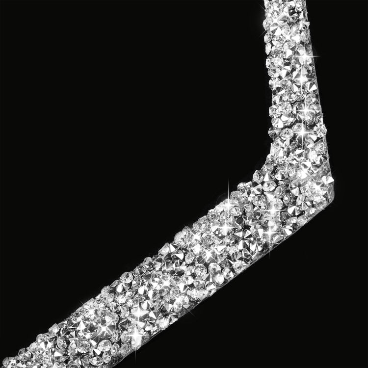 For Chevrolet Corvette C7 2014-2019 Car Door Speaker Frame Diamond Decorative Sticker, Left Drive by buy2fix