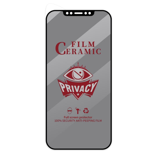 For iPhone 12 Pro Max 25pcs Full Coverage HD Privacy Ceramic Film - iPhone 12 Pro Max Tempered Glass by buy2fix | Online Shopping UK | buy2fix